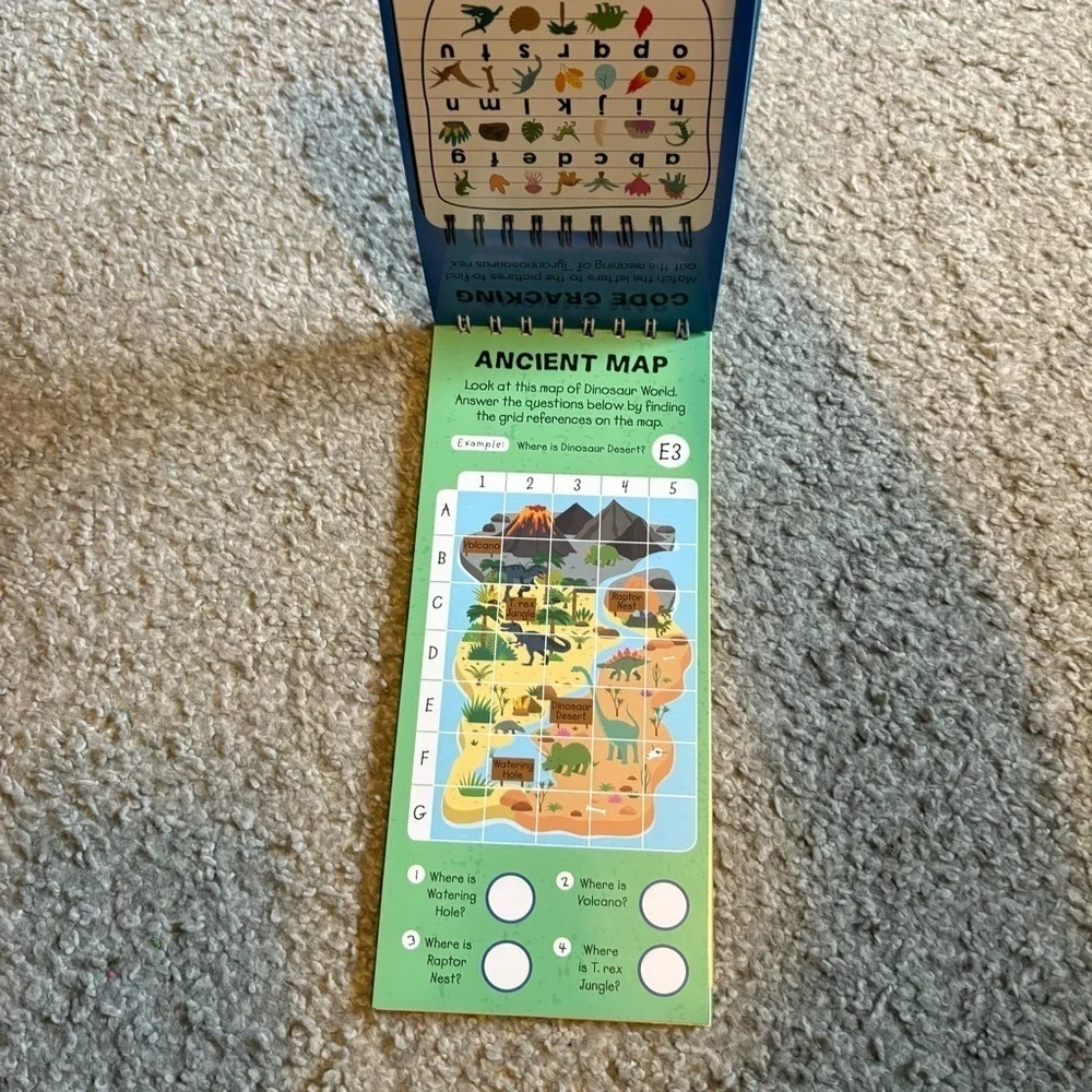 Wipe Clean Activity Dinosaur World Book Priddy Spiral